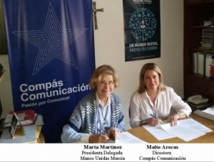 Compás Comunicación, colaborador de Manos Unidas en Murcia.