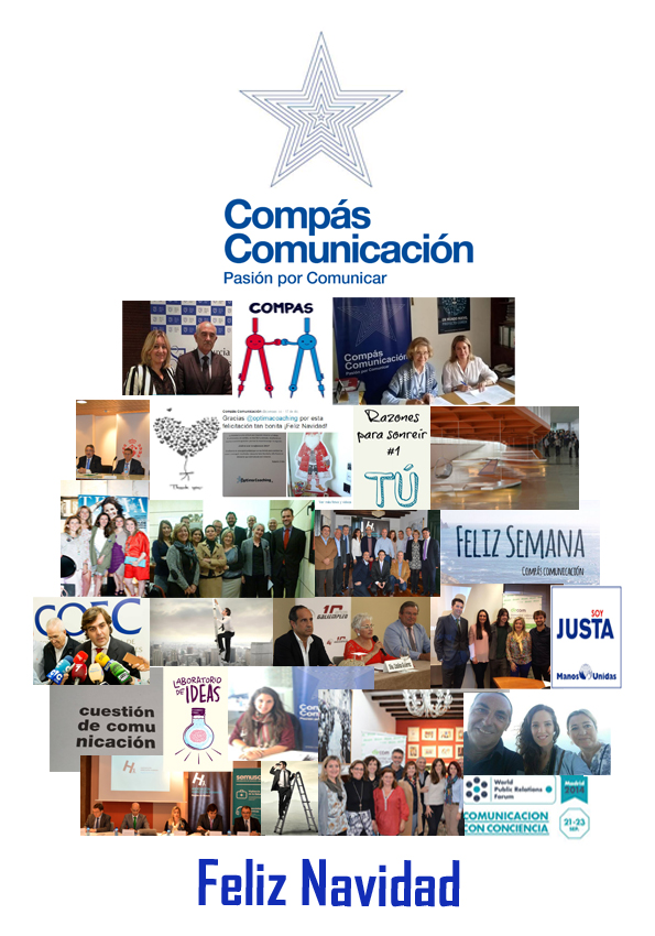Felicitación de Navidad de Compás Comunicación 2014.