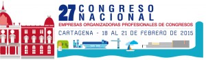 Logo 27 Congreso Nacional de Empresas Organizadoras Profesionales de Congresos 2015.