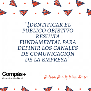 identificar el publico objetivo resulta fundamental para definir los canales de comunicacion de la empresa.